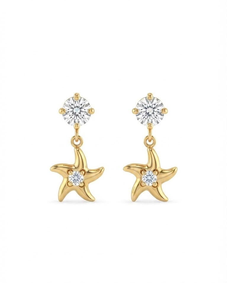 DIAMOND STUD EARRING