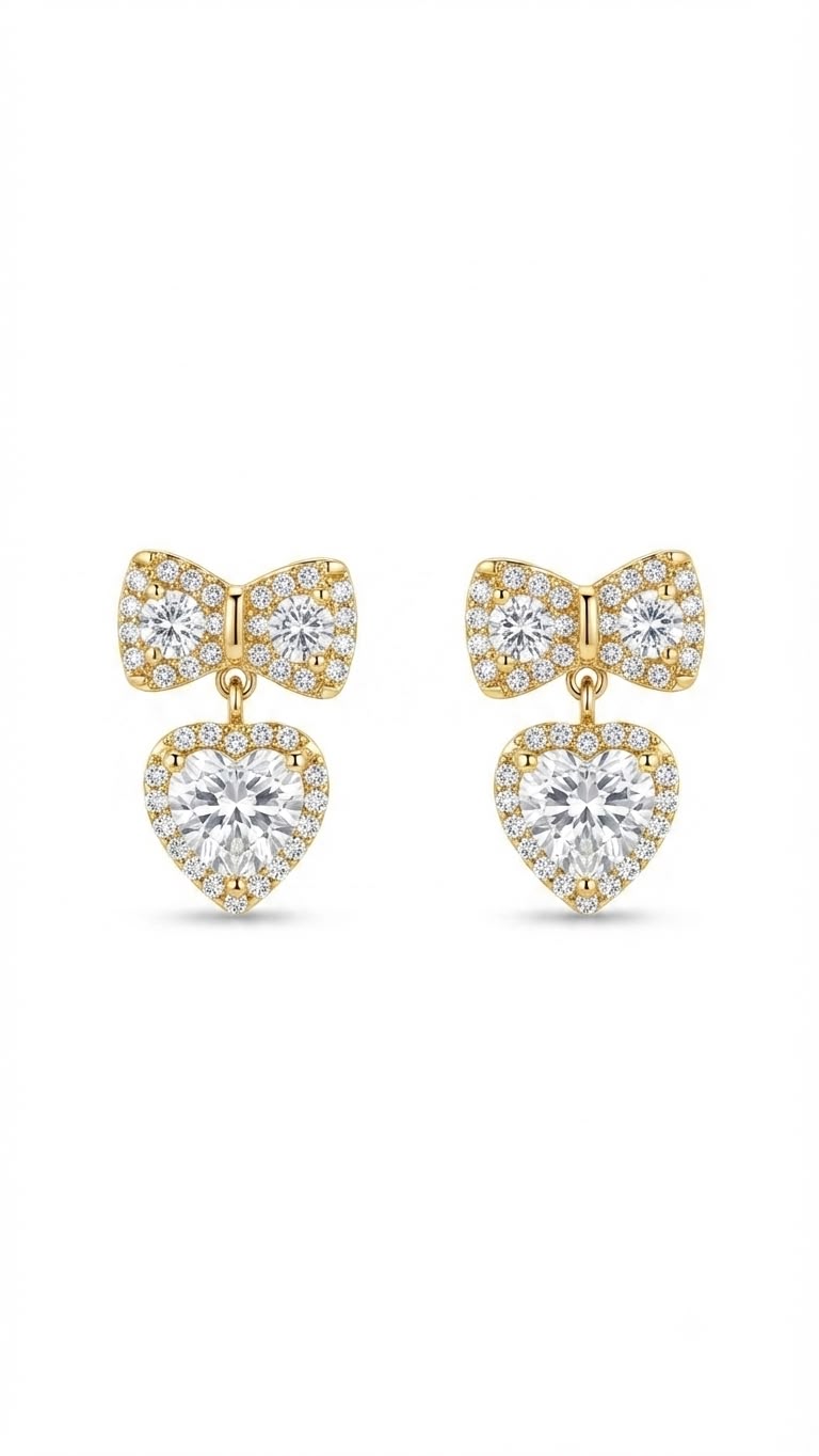 BOW SHAPED EARRING