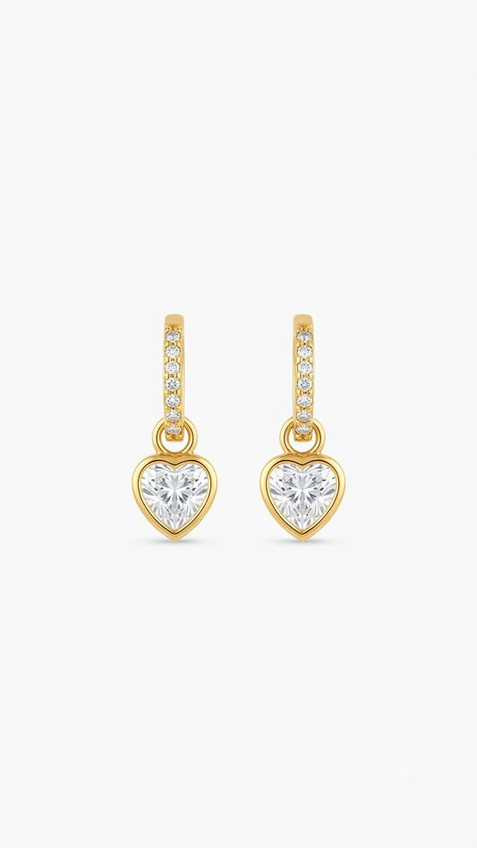 HEART SHAPED ELEGANT STUD