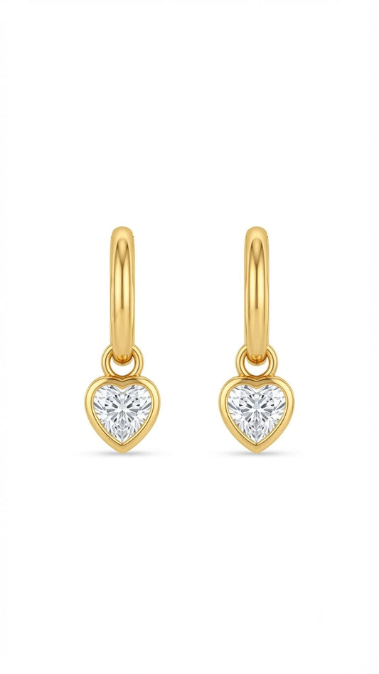 HEART SHAPED ELEGANT EARRING