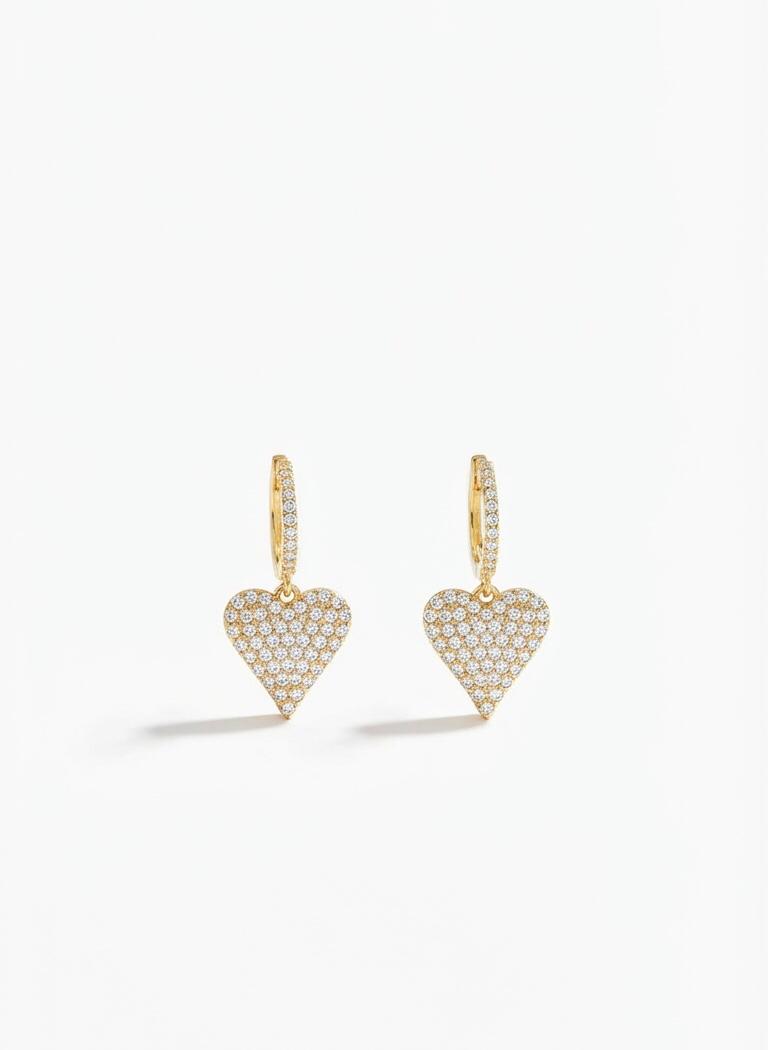 HEART SHAPED ELEGANT EARRING