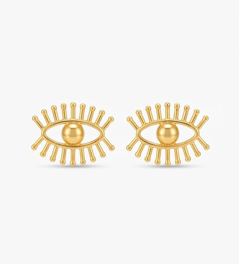 EYE SHAPED STUNNING EARRING