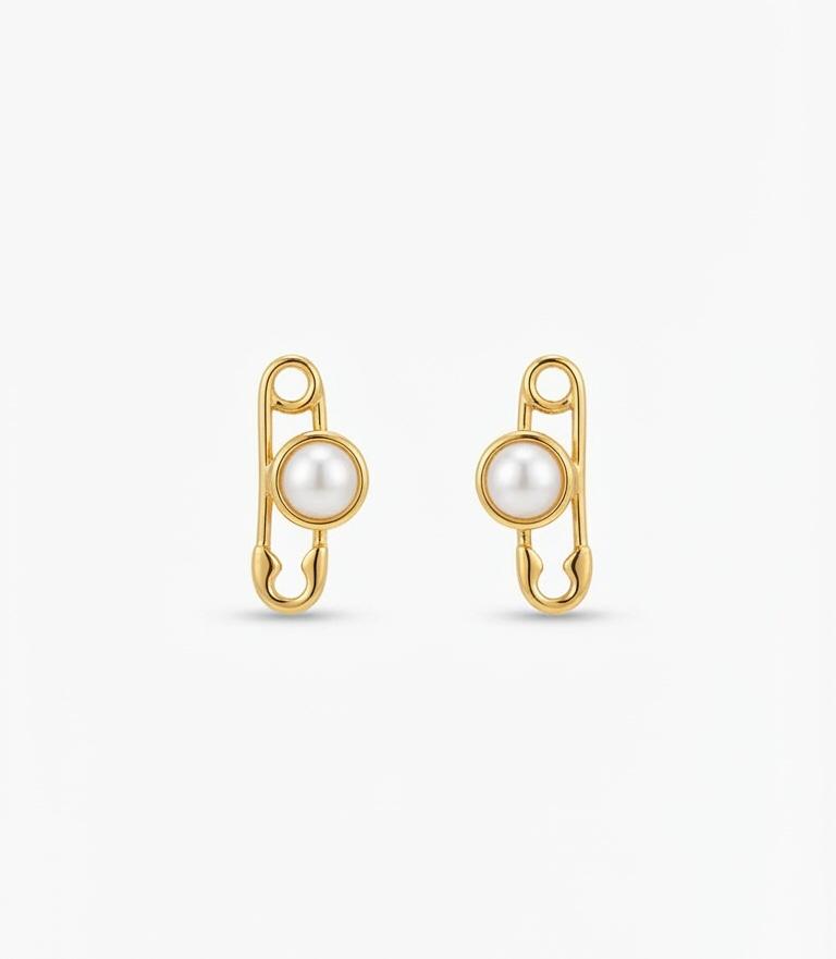 SAFTEY PIN EARRING