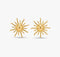 SUN SHAPED ELEGANT EARRING