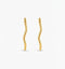 WAVY LINE STUD EARRING