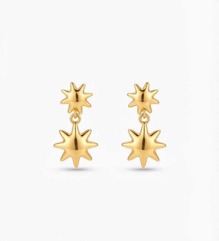 STARBURST DROP EARRING