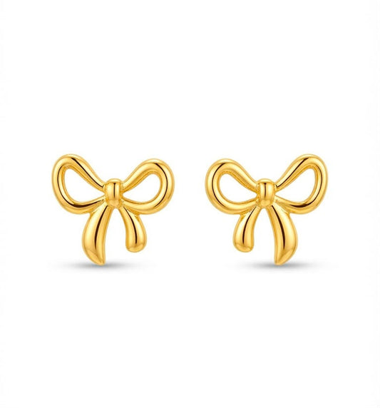 BOW SHAPED ELEGANT EARRING