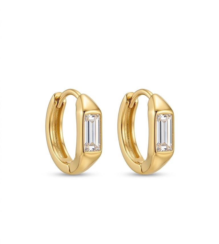 HUGGIE HOOP EARRING