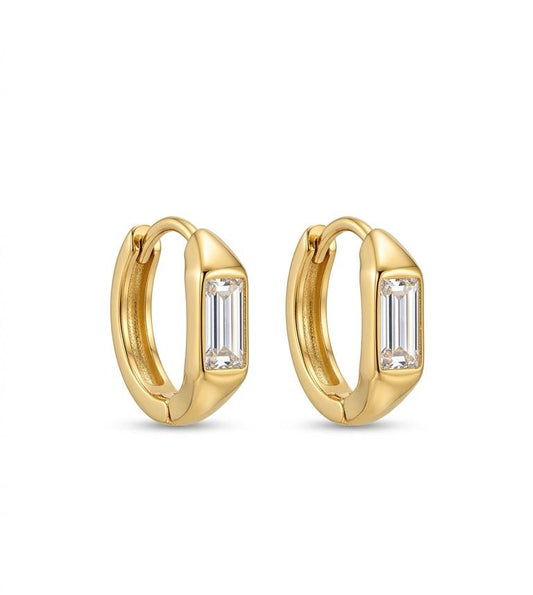 HUGGIE HOOP EARRING