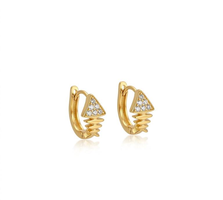 HUGGIE HOOP EARRING