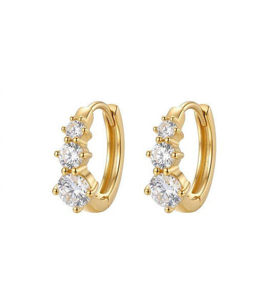 HUGGIE HOOP EARRING