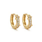 ELEGANT HUGGIE HOOP EARRING