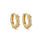 ELEGANT HUGGIE HOOP EARRING