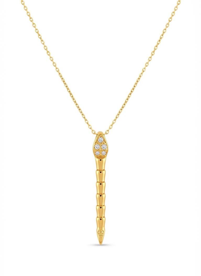 SNAKE PENDANT NECKLACE