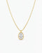 Ovel Pendant Necklace